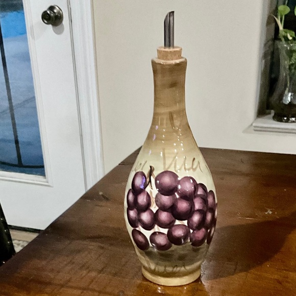 Table Tops Unlimited Fruition Hand Painted Collection Dispenser,4-Dipping Dishes - Picture 8 of 8